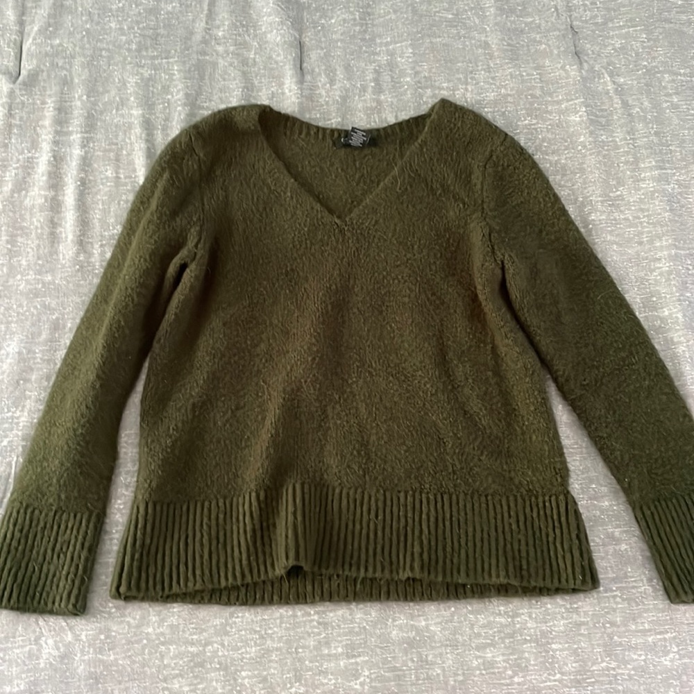 Green sweater